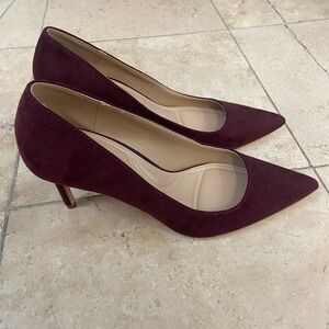 Elegant Burgundy Women's Heels